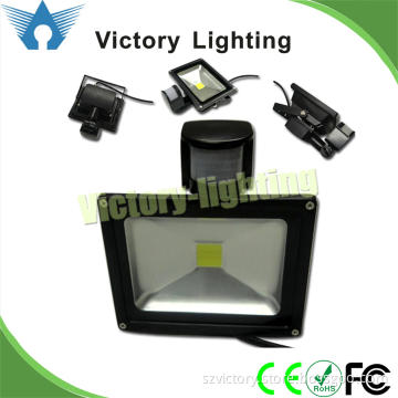 CE&RoHS Black Frame 20W Floodlight with Sensor (WY2970C)